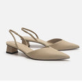 Lena – Slingback sandaler med fin hæl og spids tå