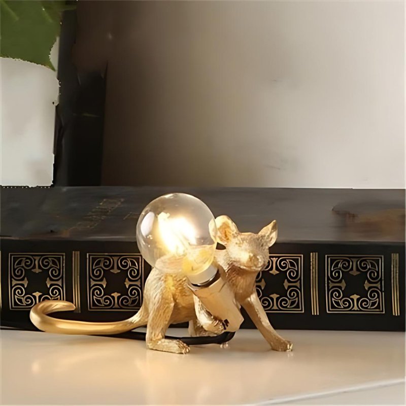 MickeyGlow - Dekorativ muselampe med justerbar belysning for legende elegance