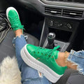 Ella – Stilfulde plateausneakers med let sål og klassisk design