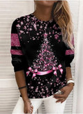 Lily - Glitrende Gradient Snefnug Sparkle Top