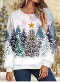 Lily - Glitrende Gradient Snefnug Sparkle Top