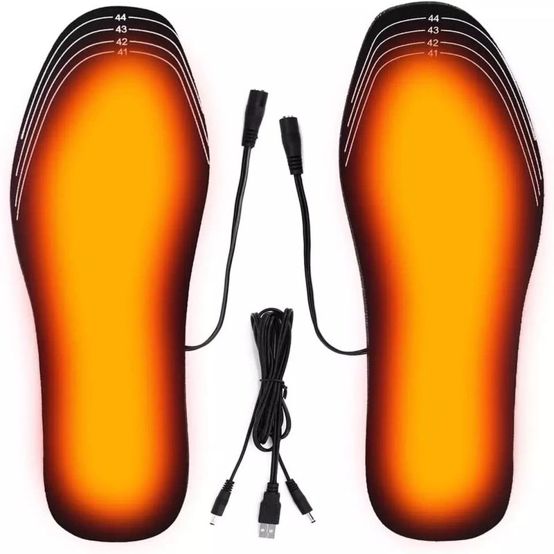 ThermoFeet – USB genopladelige fodvarmende indlægssåler med jævn varmefordeling
