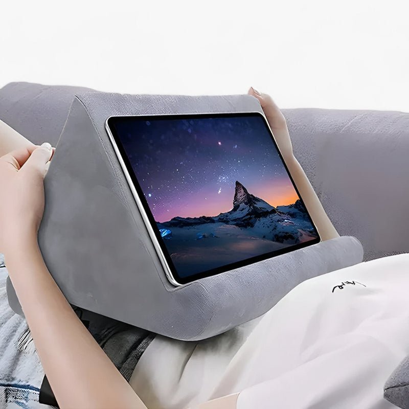 FlexiPad – Letvægts pudeholder til tablet og telefon for komfortabel visning