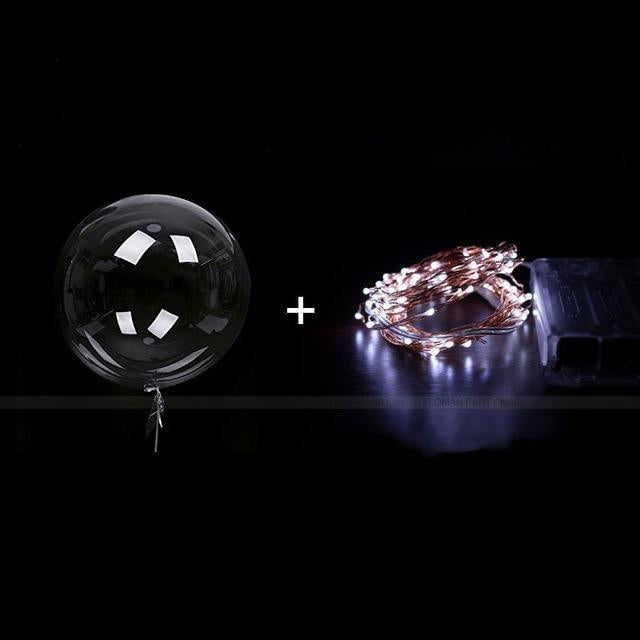 GlowFest – Gennemsigtige LED-balloner med langtidsholdbare lys til fester og begivenheder