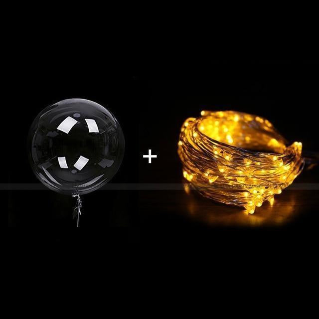 GlowFest – Gennemsigtige LED-balloner med langtidsholdbare lys til fester og begivenheder