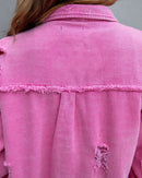 Emma - Klassisk Slim Fit Denimjakke Til Moderne Stil