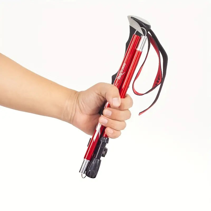 StepGuard - Justerbar vandrestok med stropper og foldbart design