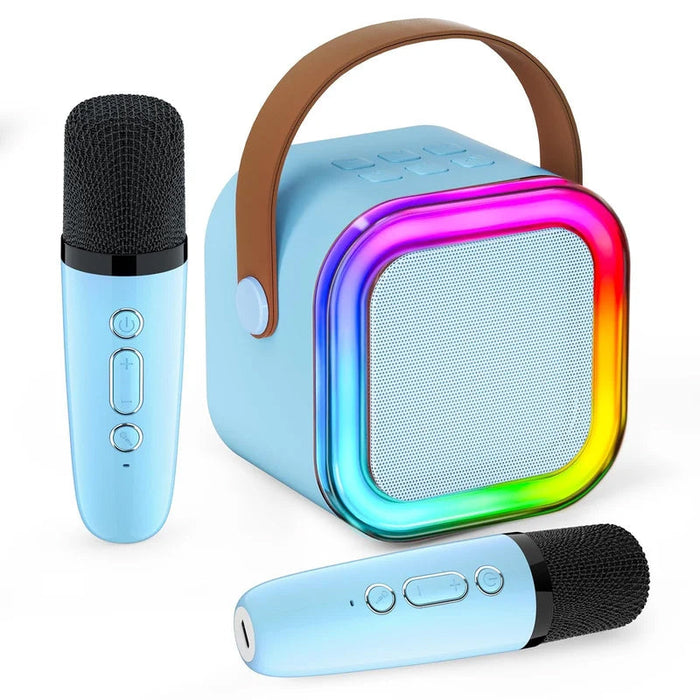 EchoTune – Mini karaoke højttaler med trådløse mikrofoner til sangsjov derhjemme