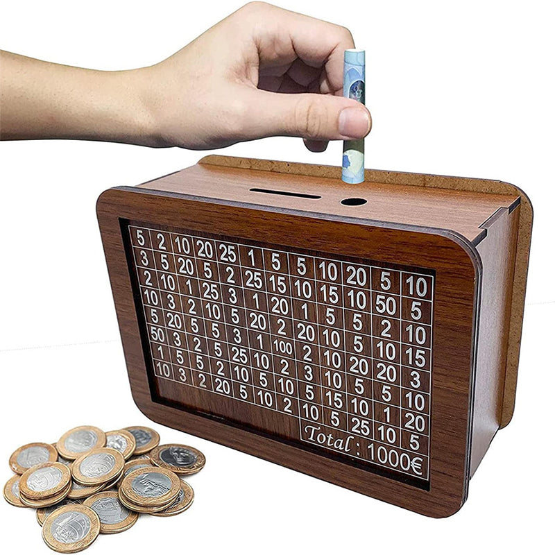SaveMate – Sparegris med digitalt display og lommeregnerdesign