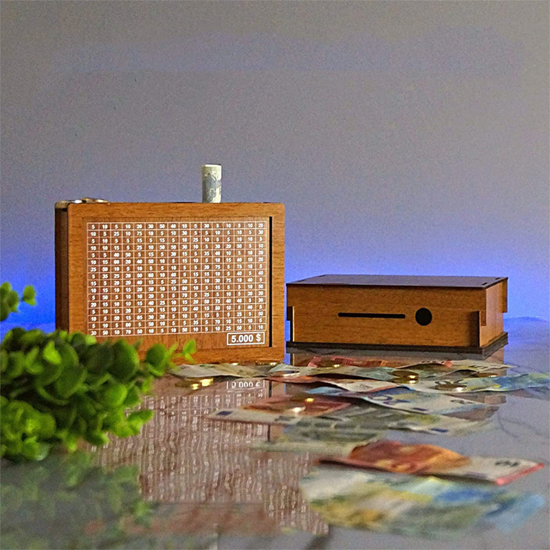 SaveMate – Sparegris med digitalt display og lommeregnerdesign