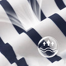 Elara - Afslappet Stribet Kortærmet T Skjorte Med O Hals