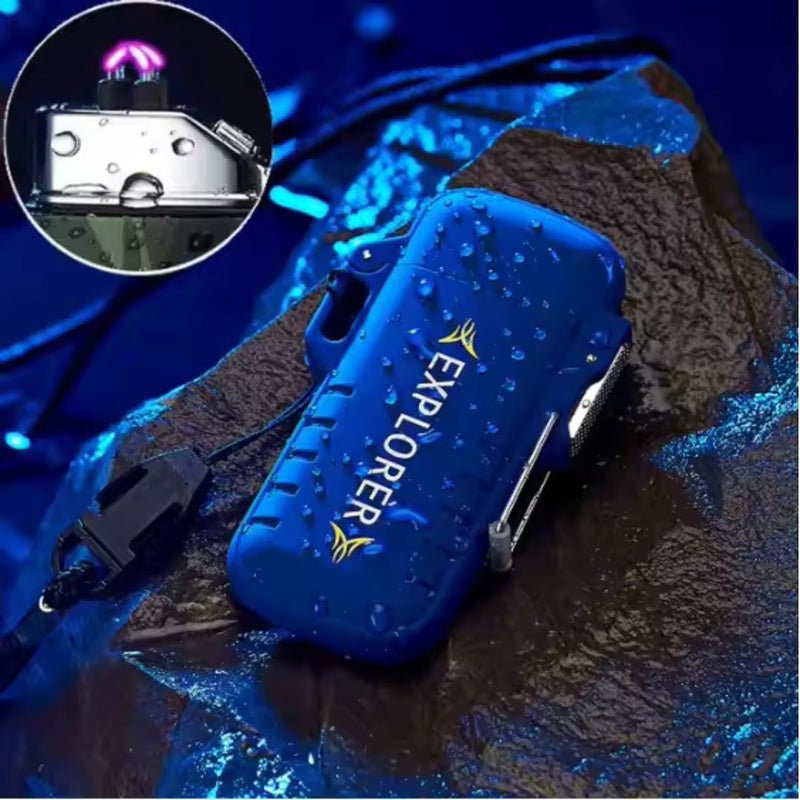 SparkLite – Vandtæt dobbeltbuet elektrisk lighter med USB opladning