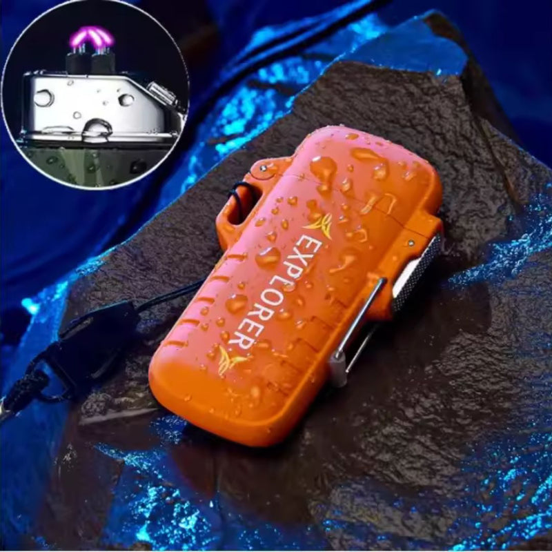 SparkLite – Vandtæt dobbeltbuet elektrisk lighter med USB opladning