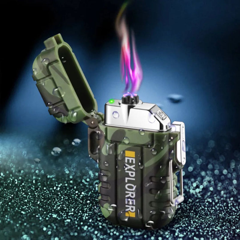 SparkLite – Vandtæt dobbeltbuet elektrisk lighter med USB opladning