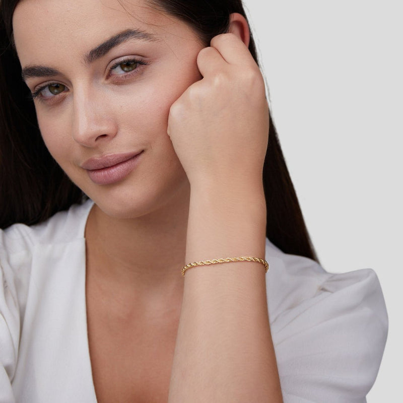 Brooke – Elegant flettet armbånd med justerbar pasform