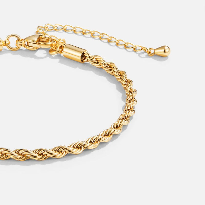 Brooke – Elegant flettet armbånd med justerbar pasform
