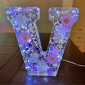 GlowPetal – Personlig Bogstavlampe Med Smukt Blomsterdesign
