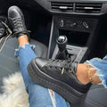 Ella – Stilfulde plateausneakers med let sål og klassisk design