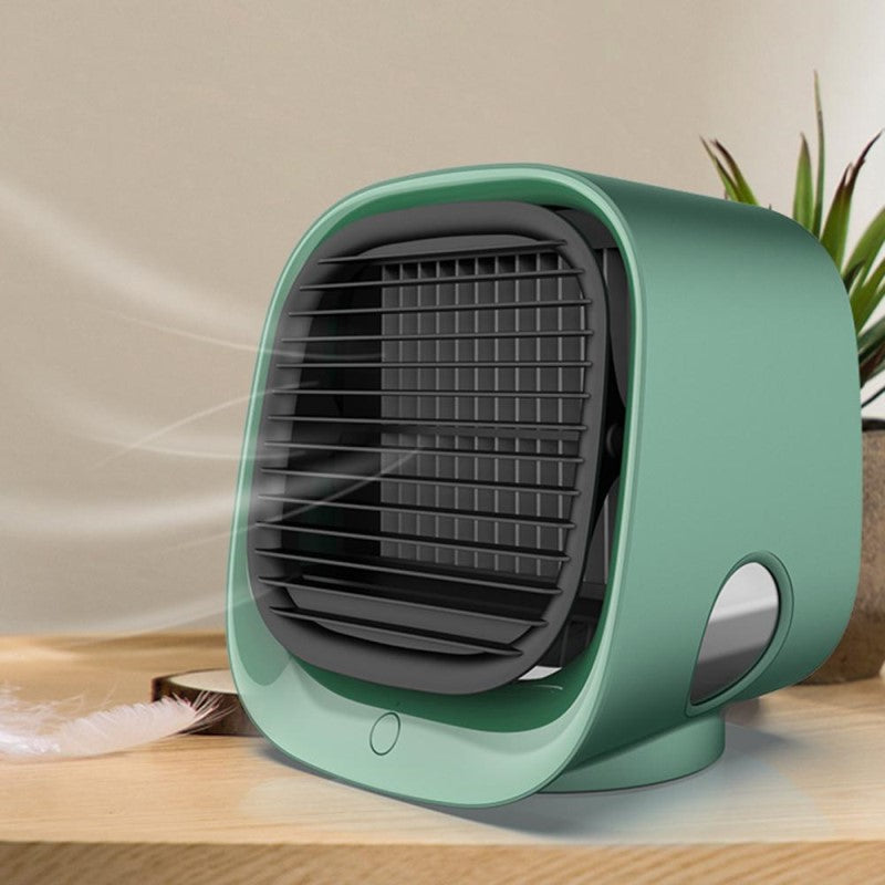 CoolNest - 2 i 1 USB luftkøler med luftfugter og kompakt skrivebordsdesign