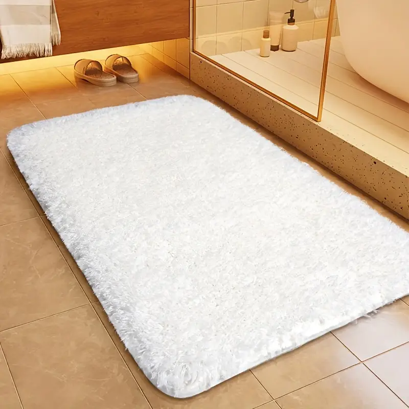 ComfyStep – Luksuriøst Pålideligt Greb Badeværelsesmåtte med Skridsikkert Design