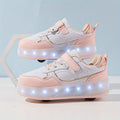 Alex – Stilfulde snørebånds-LED-rulleskøjtesneakers med let design