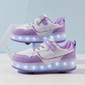 Alex – Stilfulde snørebånds-LED-rulleskøjtesneakers med let design