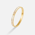 Elora – Elegant letvægtsarmbånd med emaljeindlæg og klassisk design